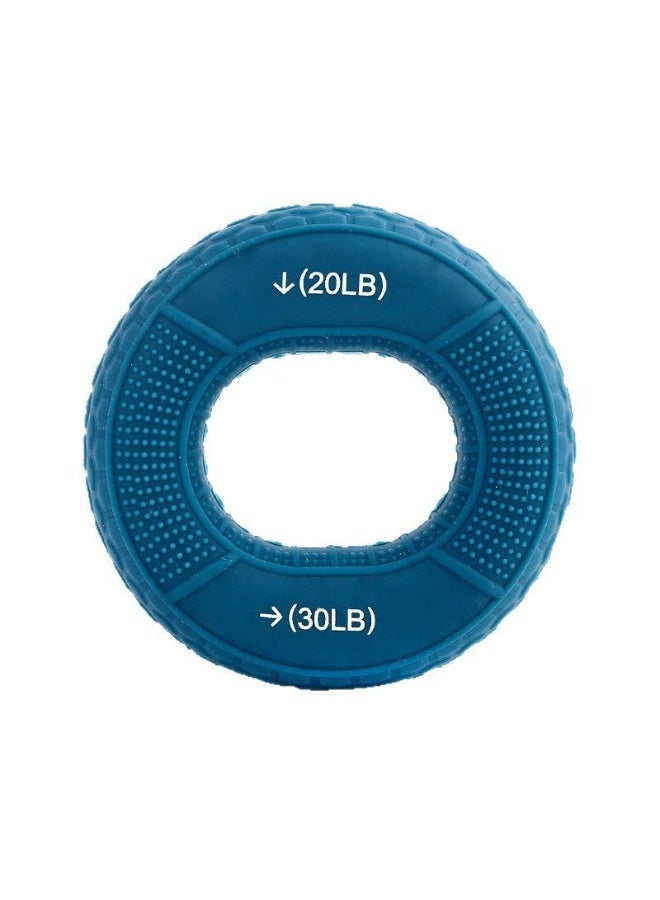Goolsky 20-30LB Adjustable Strength Hand Grip Ring - Silicone Carpal Expander for Muscle Power & Body Building Training with Finger Ring  - Image 1