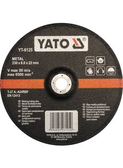 Yato YATO Metal Grinding Disc 230x6.0x22mm YT-6125 