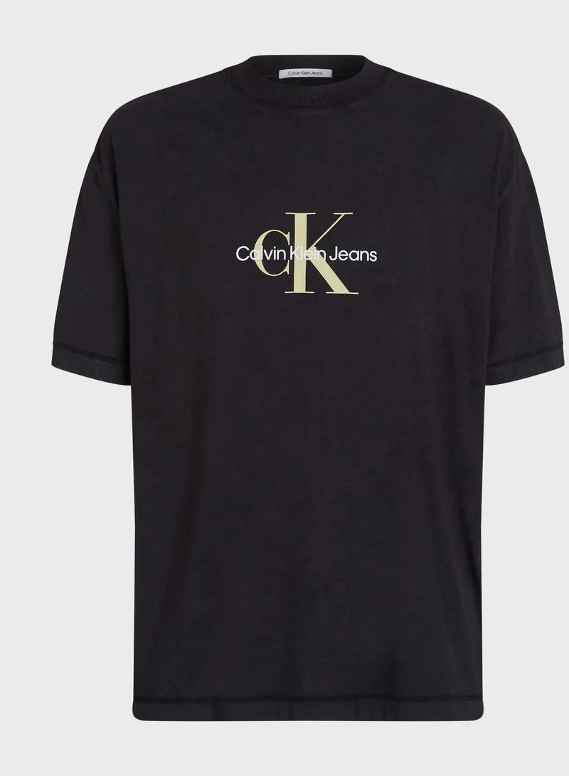Calvin Klein Jeans Logo Crew Neck T-Shirt