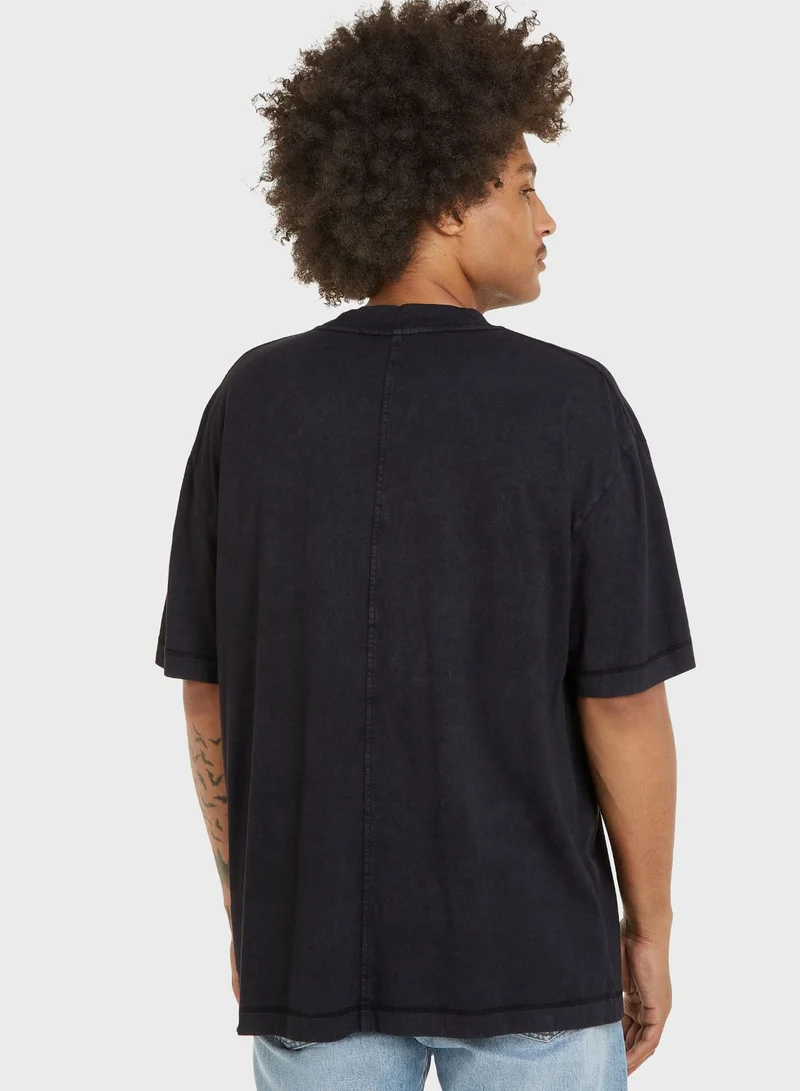 Calvin Klein Jeans Logo Crew Neck T-Shirt