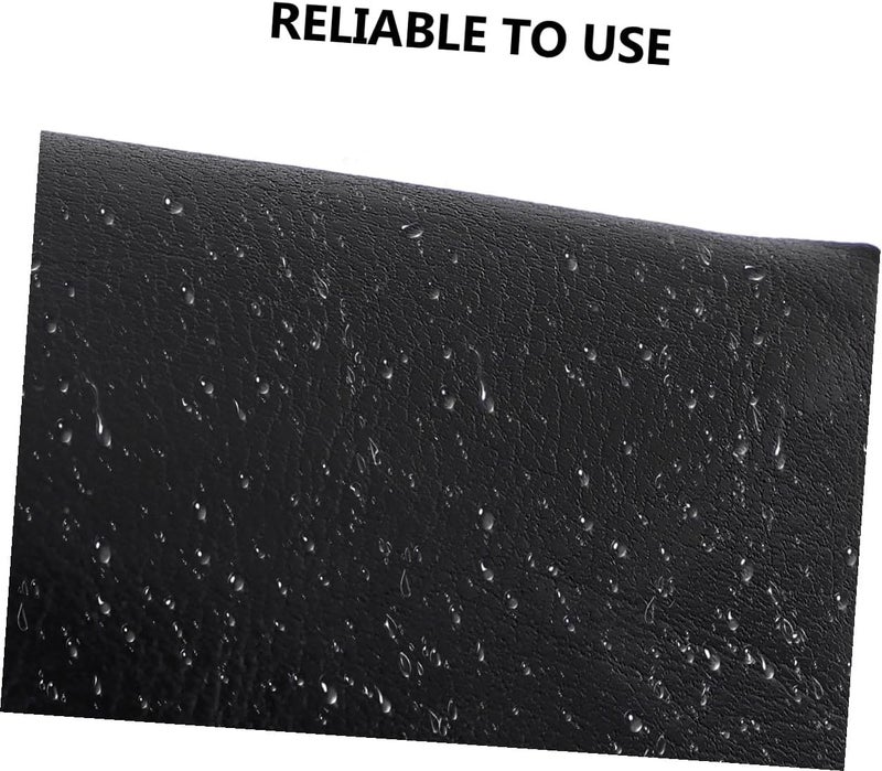 Pu Leather Lipsticks Pouch with Built-in Mirror, Small Lipsticks Carrying Case, Portable Lip Gloss Cosmetic Bag for Travel and Everyday Use (black) - Image 2