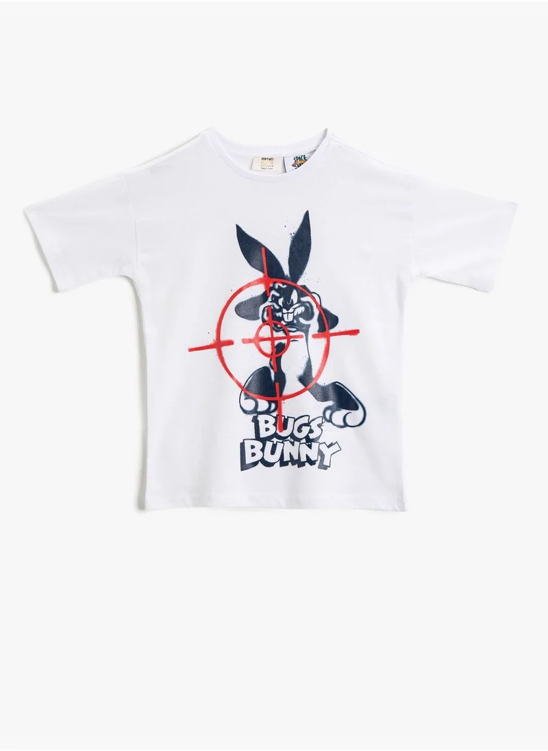 كوتون Bugs Bunny T-Shirt Licensed Cotton