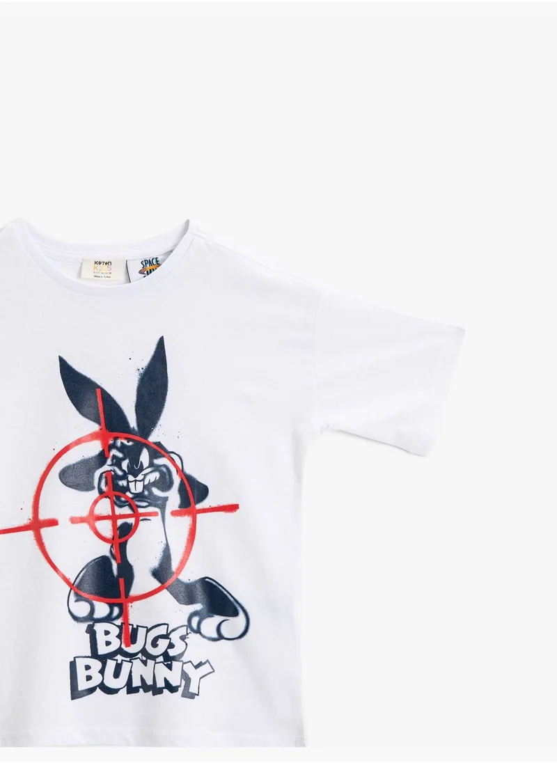كوتون Bugs Bunny T-Shirt Licensed Cotton