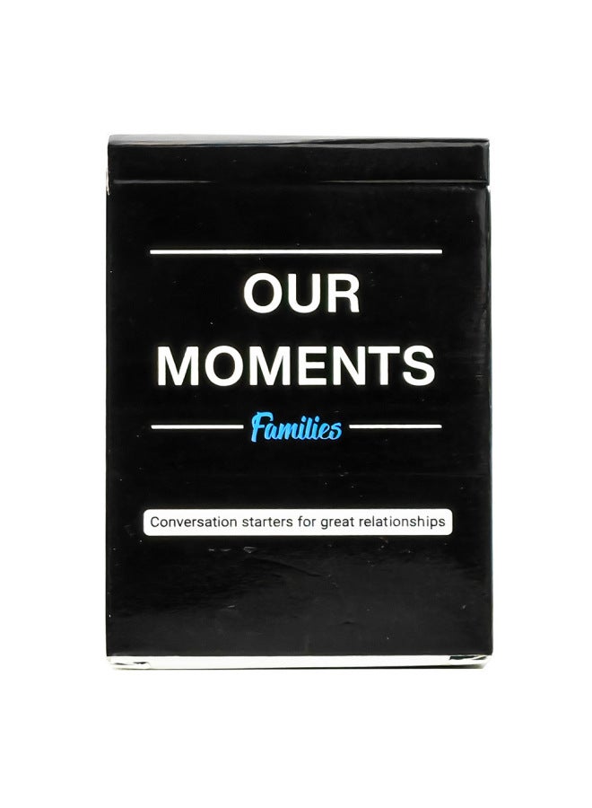 Full English Version Excited & Exhausted Couple Lover Drinking English Table Game Card-Color:OUR MOMENTS Families Home Edition  - Image 1