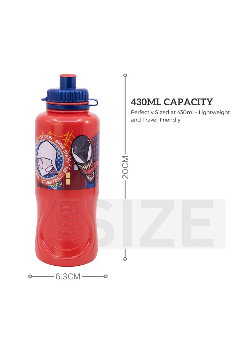 Stor Ergo Sport Water Bottle 430 Ml Spiderman Mob Rules - Image 2