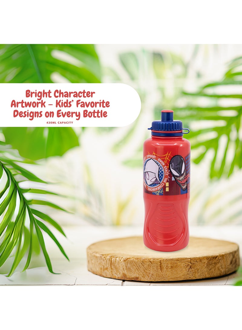 Stor Ergo Sport Water Bottle 430 Ml Spiderman Mob Rules - Image 4