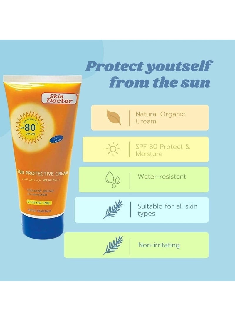 Skin Doctor 80 SPF Sun Protective Cream for Al Face Type - Image 2