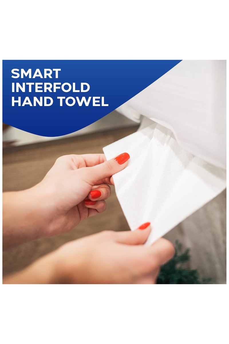فاين ورق تنشيف الأيدي انترفولد، مقاس 20.7*20.4سم، 150منديل*24 - Image 2
