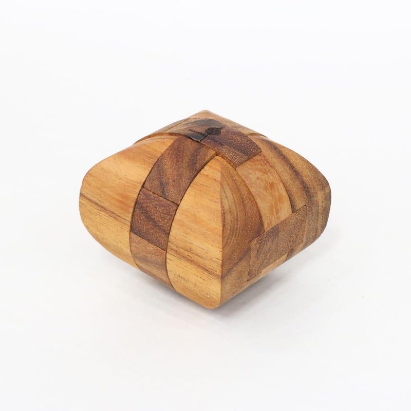 SiamMandalay Ascher: 3D Brain Teaser Wooden Puzzle for Adults from SiamMandalay with SM Gift Box(Pictured) - Handheld, Organic & Deluxe Quality Lotus Kumiki - Image 3