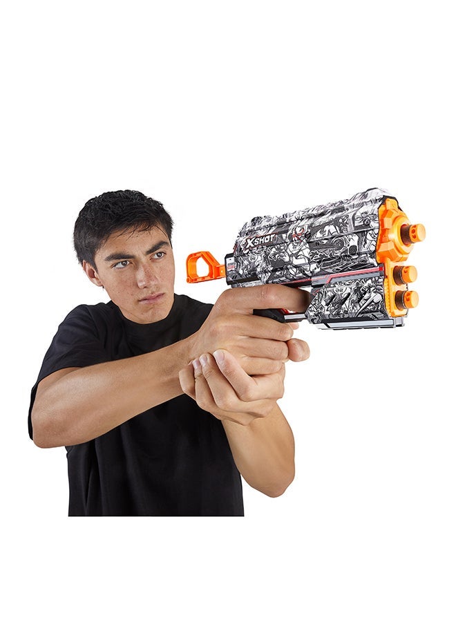 X-Shot Skins Flux Illustrate - Action Aiming Game For Kids, Teen, Adults Boys & Girls, Outdoor Holiday Activities, Gifts For Kids Ages 8+ - Image 2