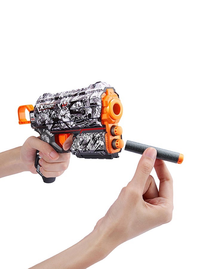 X-Shot Skins Flux Illustrate - Action Aiming Game For Kids, Teen, Adults Boys & Girls, Outdoor Holiday Activities, Gifts For Kids Ages 8+ - Image 3