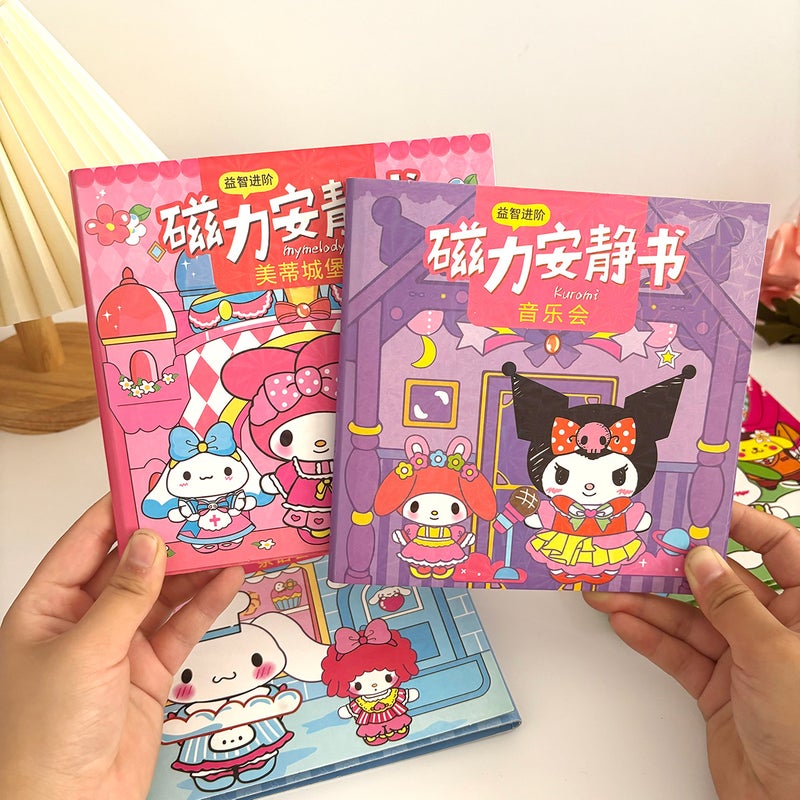 Handmade Diy Quiet Book Magnetic Sticker Magnetic Suction Large Kidsren'S Educational Toy Girl Mini Magnetic Quiet Book - Image 4