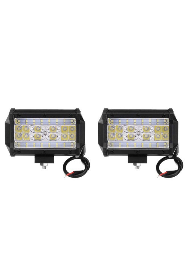 Loquat 2-Piece Waterproof Spot Flood Driving Fog Light Set