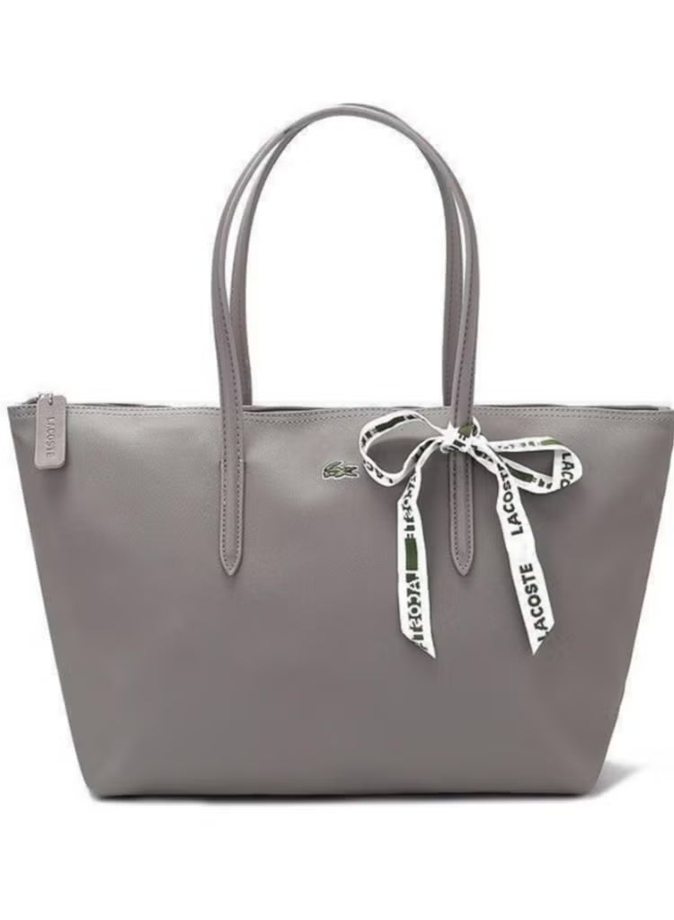 Lacoste bag Women's L12.12 Concept Fashion Versatile Large Capacity Large Size Zipper Handheld Shoulder Bag Tote Bag Large 45cm * 30cm * 12cm - Image 1