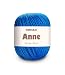CÃRCULO CIRCULO Anne Yarn for Crocheting Knitting 100 Mercerized Brazilian Virgin Cotton Soft Fingering Weight 547 Yds 519 Oz Color 2314 Royal - Image 2