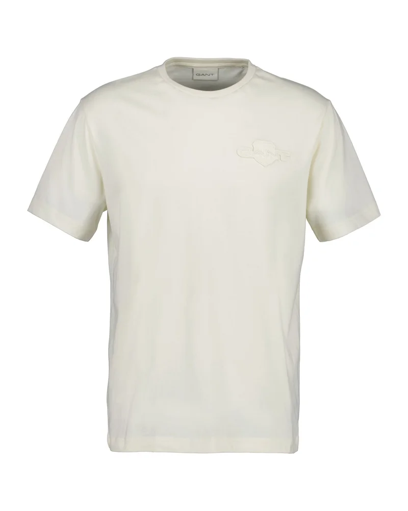Gant Regular Fit Tonal Shield Short Sleeve T-Shirt