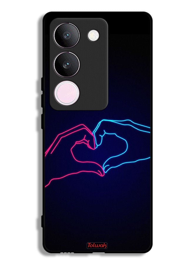 Tolwak vivo S17 Protective Case Cover Touching Hand Making Heart - Image 1