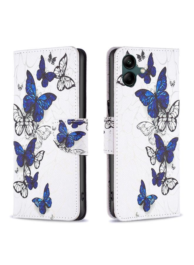 اس-توب جراب لهاتف Samsung Galaxy A04 4G بنمط رسم ملون من الجلد القابل للطي - Image 1