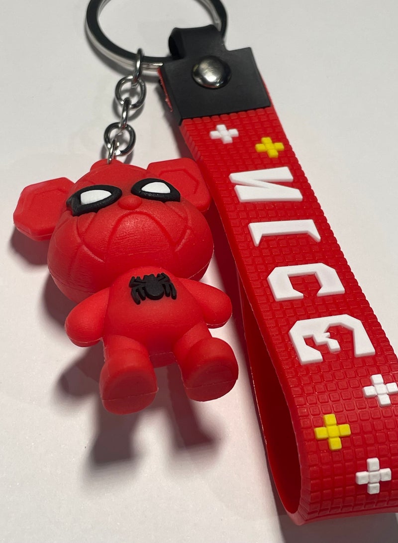 Generic Distinctive cartoon keychain distinctive accessory Disney Spider-Man keychain with ribbon that fits with car keys wallets and bags beautiful creative gift - Image 2
