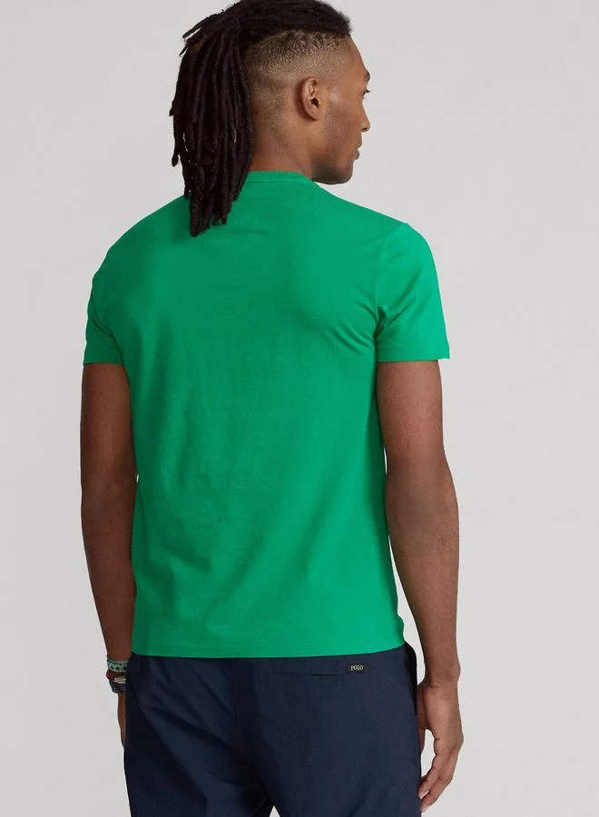 POLO RALPH LAUREN Custom Slim Fit Jersey Crewneck T-Shirt