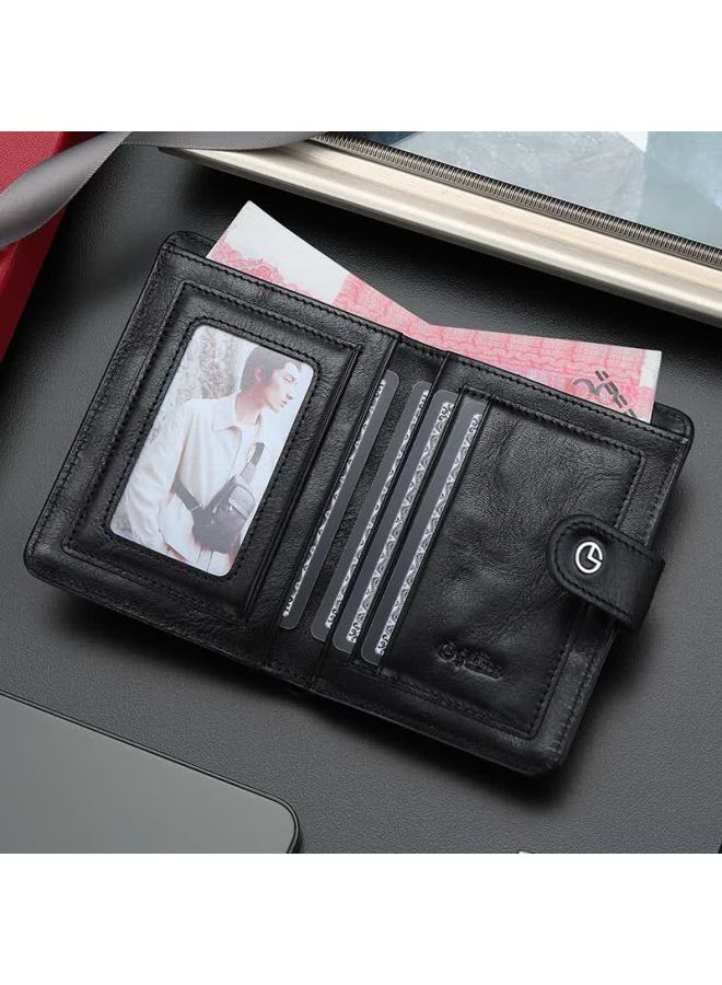 Goldlion Men's Wallet, Vertical Leather Billfold With Multiple Card Slots, Gift Box, Birthday Present - Image 2