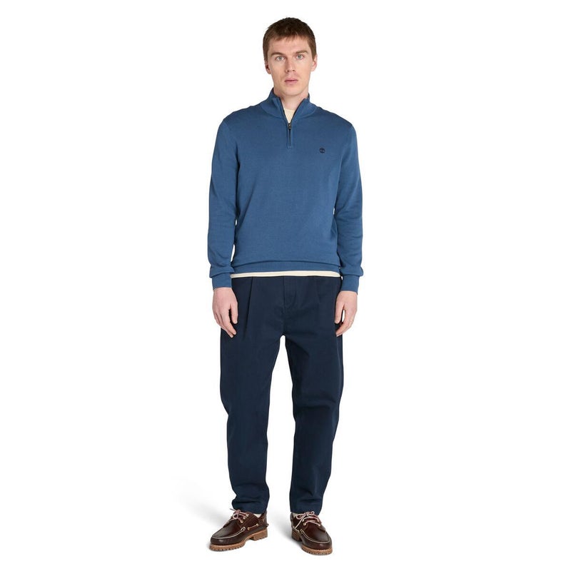 Timberland Williams River Cotton 1/4 Zip Sweater - Image 2
