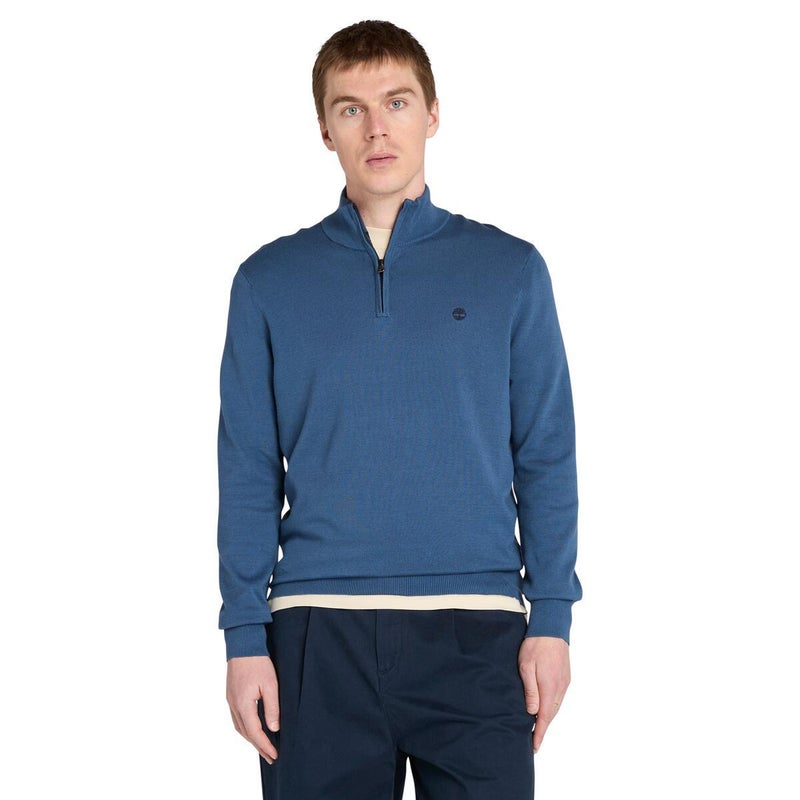 Timberland Williams River Cotton 1/4 Zip Sweater - Image 1