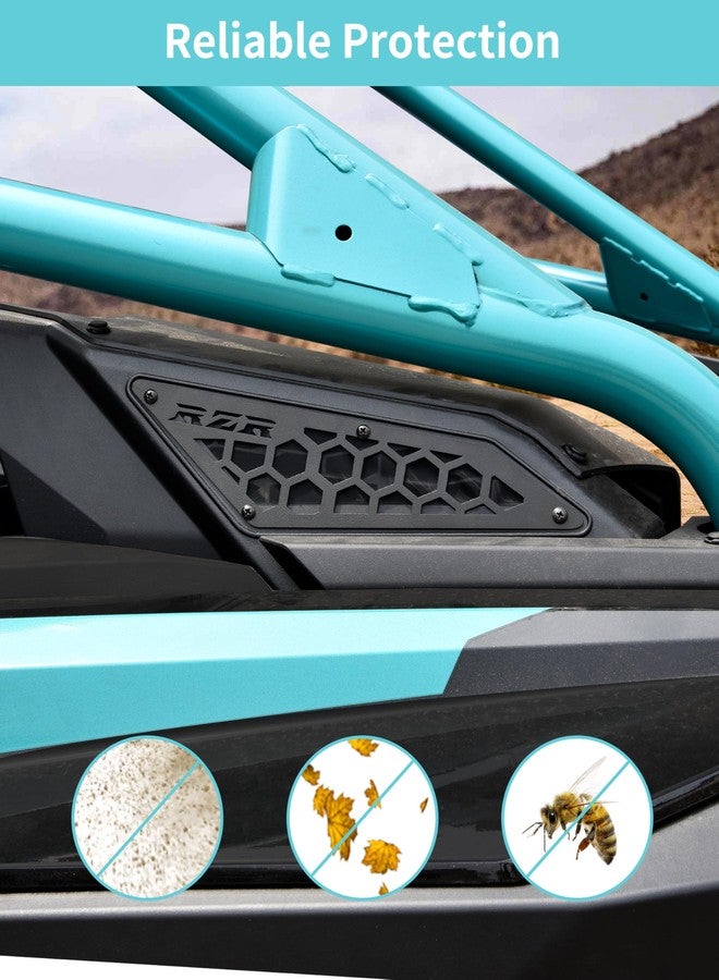 SLORIMOD Grill Radiator Guard Aluminium Black Protection Panel for Polaris RZR PRO R 2025 Accessories(Left & Right, 2PCS) - Image 3