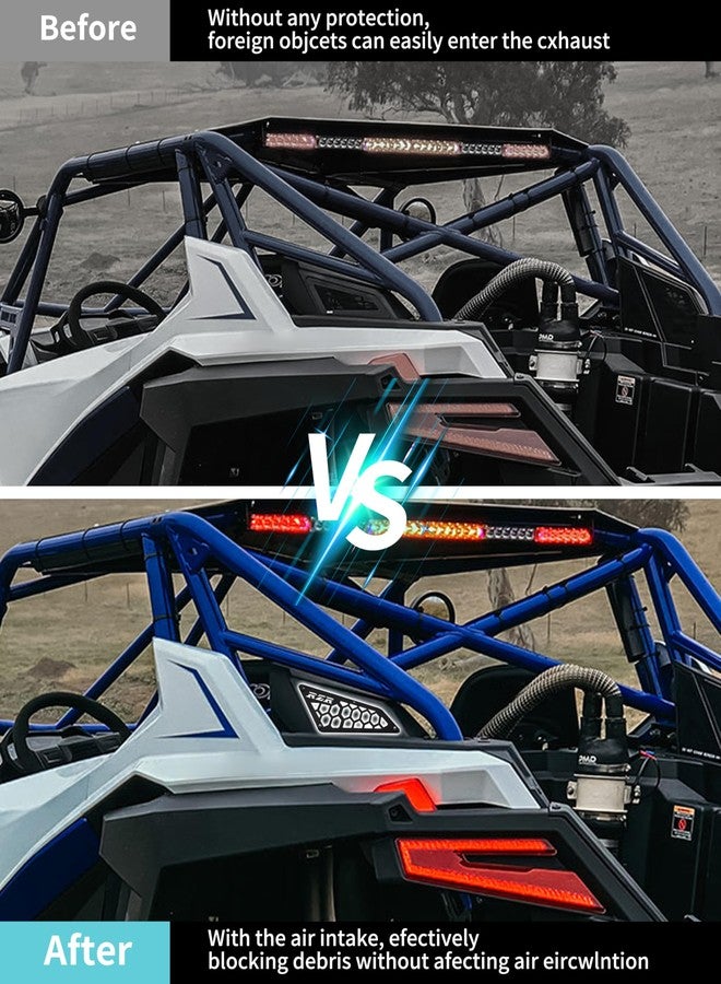 SLORIMOD Grill Radiator Guard Aluminium Black Protection Panel for Polaris RZR PRO R 2025 Accessories(Left & Right, 2PCS) - Image 2