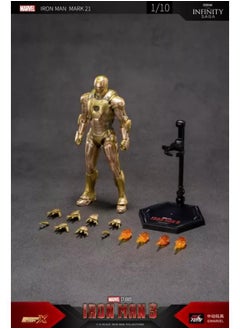 ZD Toys ZD TOYS MARVEL The Infinity Saga Iron-Man 3–Iron Man Mark 21 (XXI) - 1/10  Sscale Collectlble Action Figure 