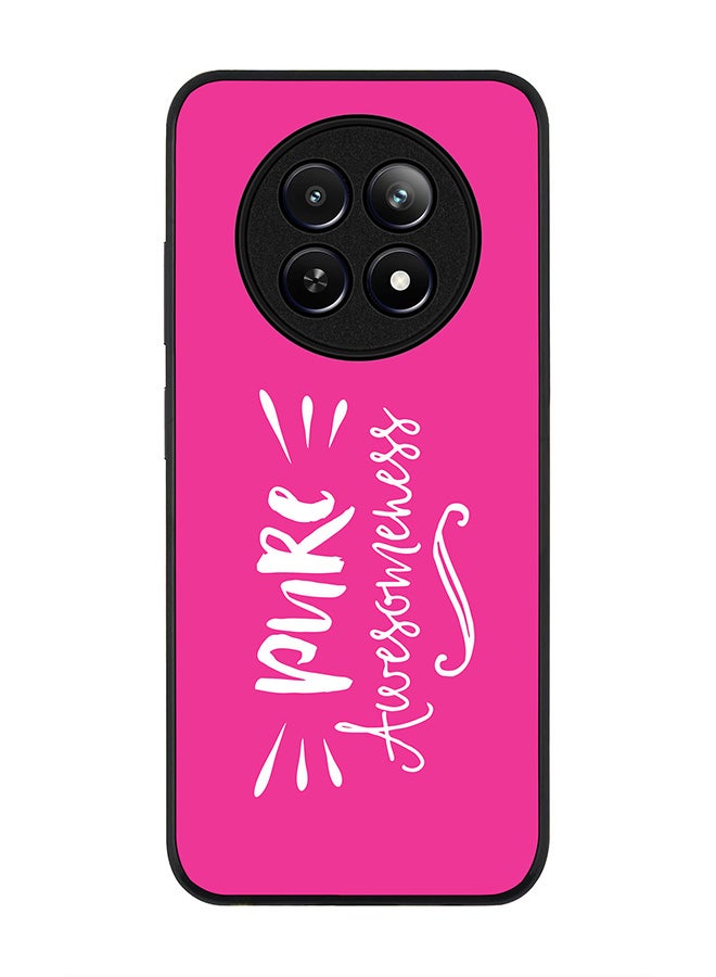 Stylizedd Rugged Black edge case for Realme 12 / Realme 12x, Slim fit Soft Case Flexible Rubber Edges Anti Drop TPU Gel Thin Cover -  Pure Awesomeness - Image 1