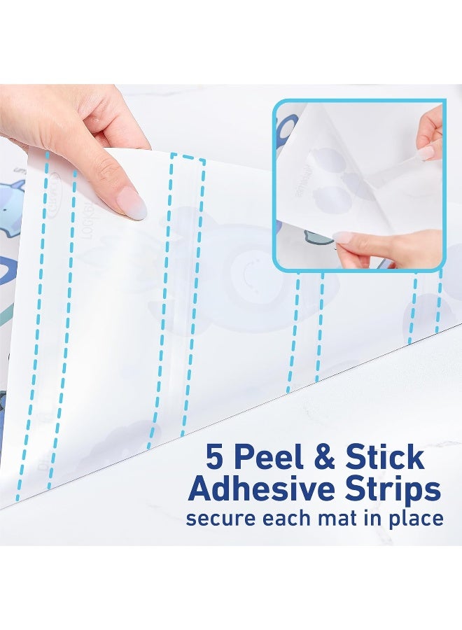 Graco Disposable Placemats - Convenient, Spill-Proof, Easy-Clean Mats for Meals and Travel - 40 Pcs Set, Assorted - Image 3