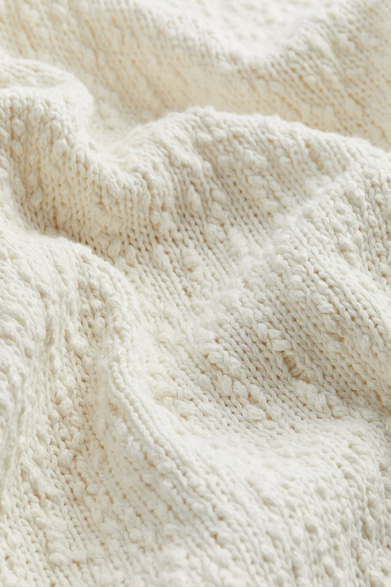 H&M Silk-Blend Knitted Skirt