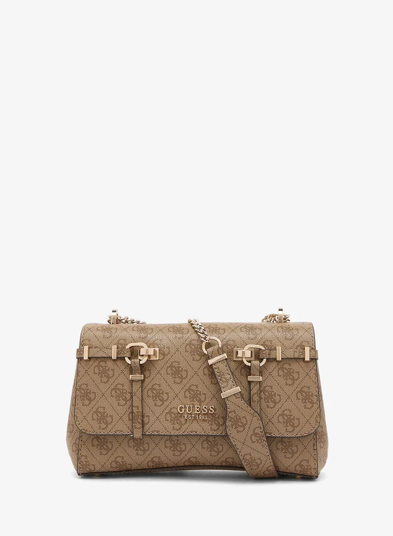 Leona Logo Convertible Crossbody Bag
