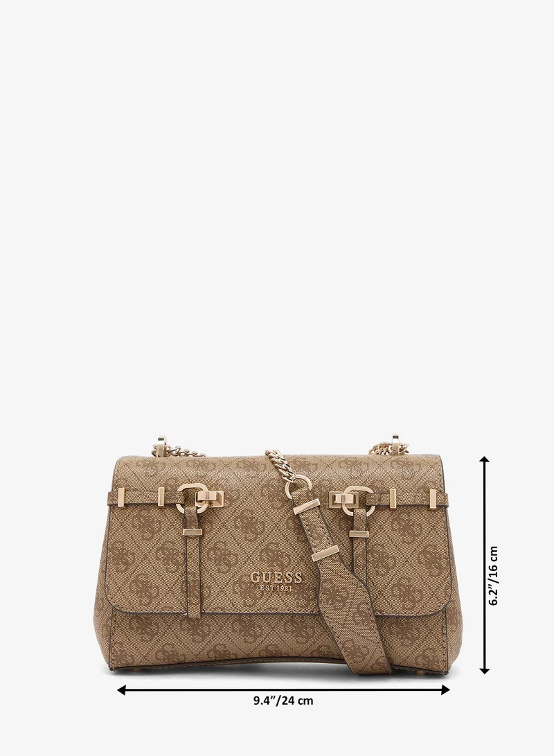 Guess  Leona Logo Convertible Crossbody Bag for Women | Best Price UAE