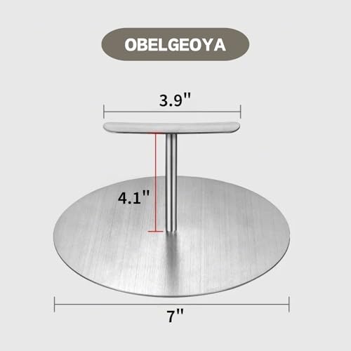 OBELGEOYA Simple Tortilla Press Maker 7 Inch Stainless Steel MultiFunctional Dough Press Quesadilla Maker Roti Maker for Making Flour Corn GlutenFree Tortillas - Image 3