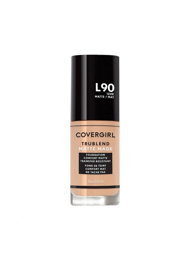 CoverGirl COVERGIRL TruBlend Matte Made Liquid Foundation, Classic Beige, 1 Fl Oz (Pack of 1)  - Image 1