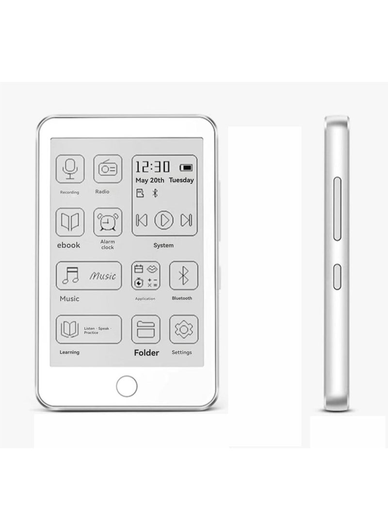 L LULONG E Ink MP3 Player with Backlight 2.7 Inch Bluetooth 5.3 – Eye Care Music Player E Book Reader Offline Dictionary Multi Language HiFi Audio Portable Student Device - Image 1