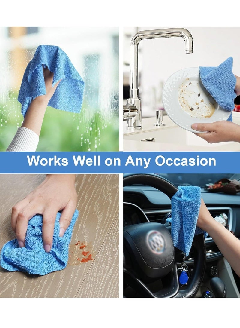 20 20 Planet CARE EVERYDAY 75 Reusable microfiber cleaning cloths - washable towel cloths, highly absorbent, lint free, multi-purpose kitchen towel rolls for cleaning 30x30cm - Image 5