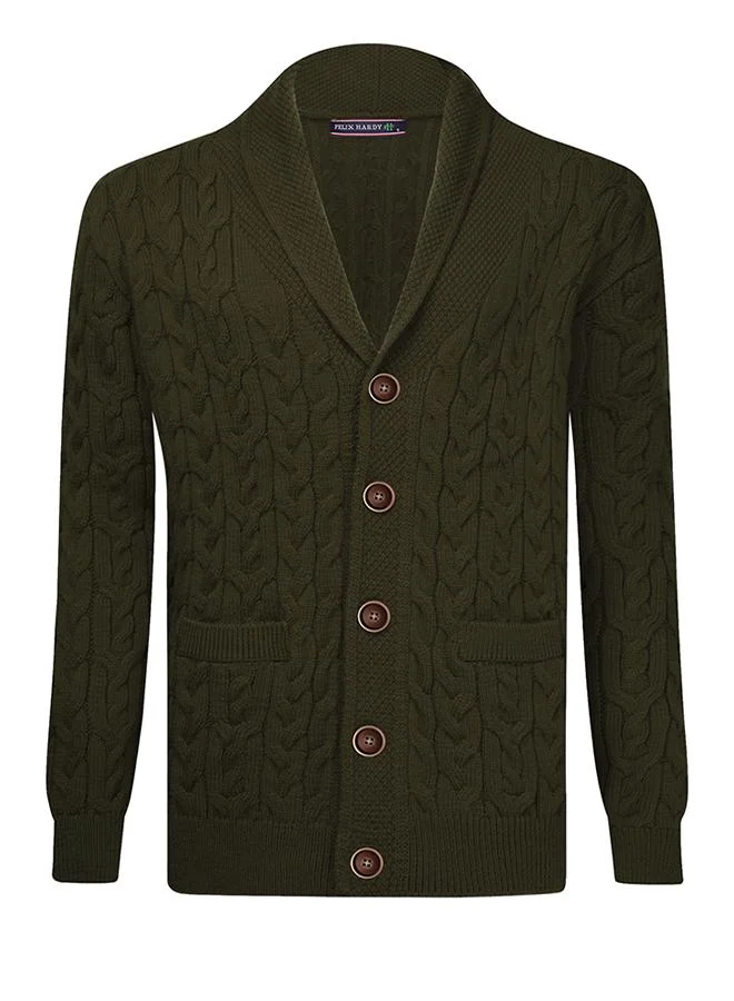 FELIX HARDY Buttoned Cardigan