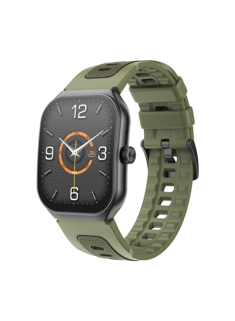 Cellairis ULTIMA C Smart Watch with Bluetooth Calling, 1.96" Display, Wireless Charging, Water-Resistant & Multi-Language Support - Extra Silicon Strap - Image 2