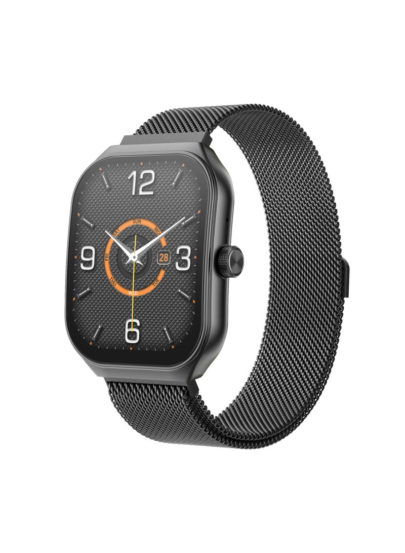 Cellairis ULTIMA C Smart Watch with Bluetooth Calling, 1.96" Display, Wireless Charging, Water-Resistant & Multi-Language Support - Extra Silicon Strap - Image 3