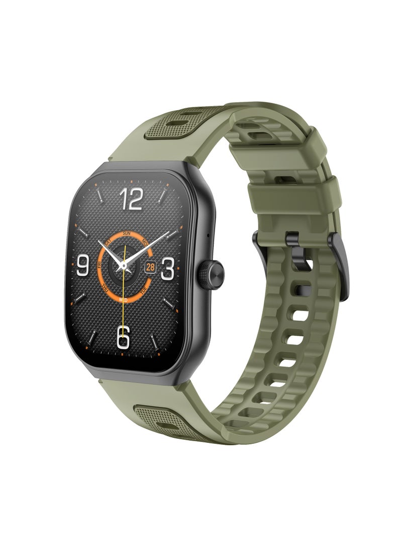 Cellairis ULTIMA C Smart Watch with Bluetooth Calling, 1.96" Display, Wireless Charging, Water-Resistant & Multi-Language Support - Extra Silicon Strap - Image 4