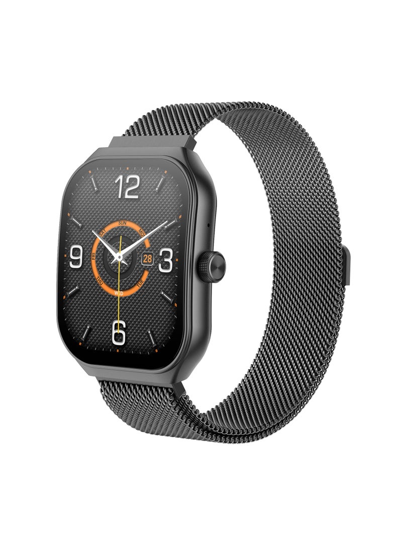 Cellairis ULTIMA C Smart Watch with Bluetooth Calling, 1.96" Display, Wireless Charging, Water-Resistant & Multi-Language Support - Extra Silicon Strap - Image 5