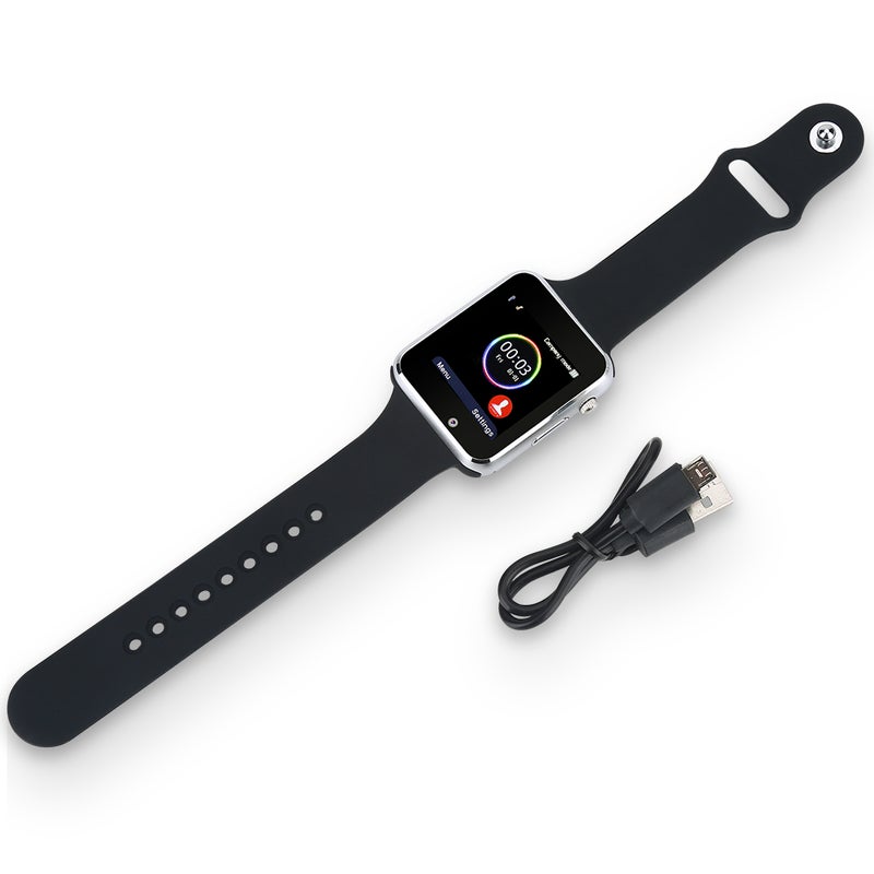 Waterproof Multi Function Unisex Fitness Workout Sports Black Phone Intelligent Watch Fashion - Image 3