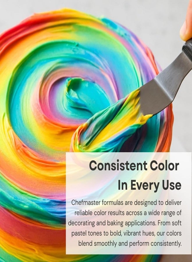 Chefmaster Liqua-Gel® Food Coloring | Royalty Blue | Red 3-Free | Professional Baking & Decorating | Fade-Resistant | Made in USA | 2.3 oz - Image 5