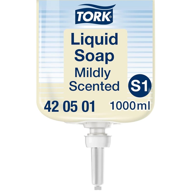 Tork Mildly Scented Liquid Soap S1 Fresh Scent 1 x 1000ml 420501