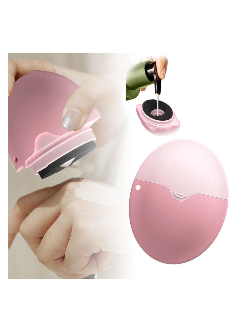 Sunscreen Applicator for Kids, Refillable Roll on Sunscreen Applicator, Brush on Sunscreen with Protective Caps, Travel Sunscreen Holds 100Ml Friendly for Families, Kids, Travel Set (Pink)  - Image 1