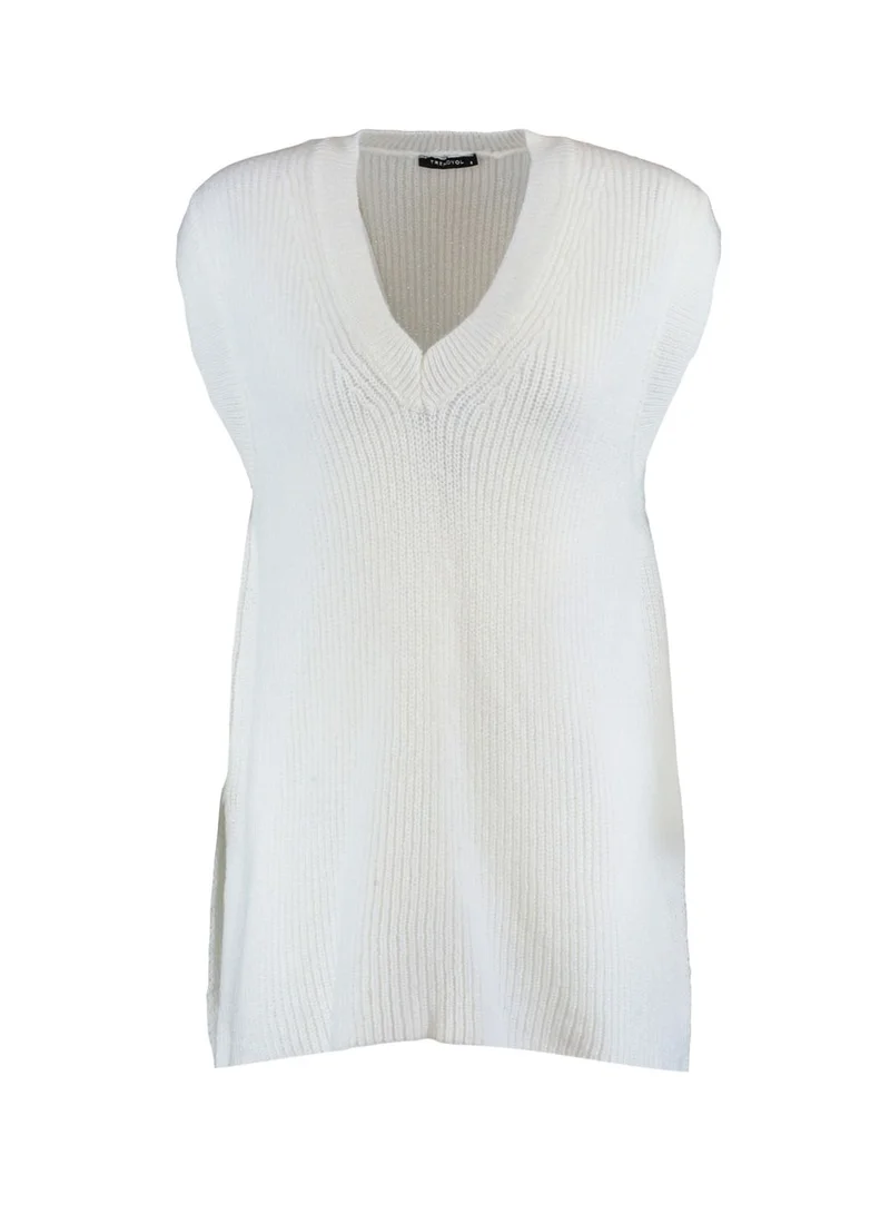 trendyol Slit Detail Knitted Sweater