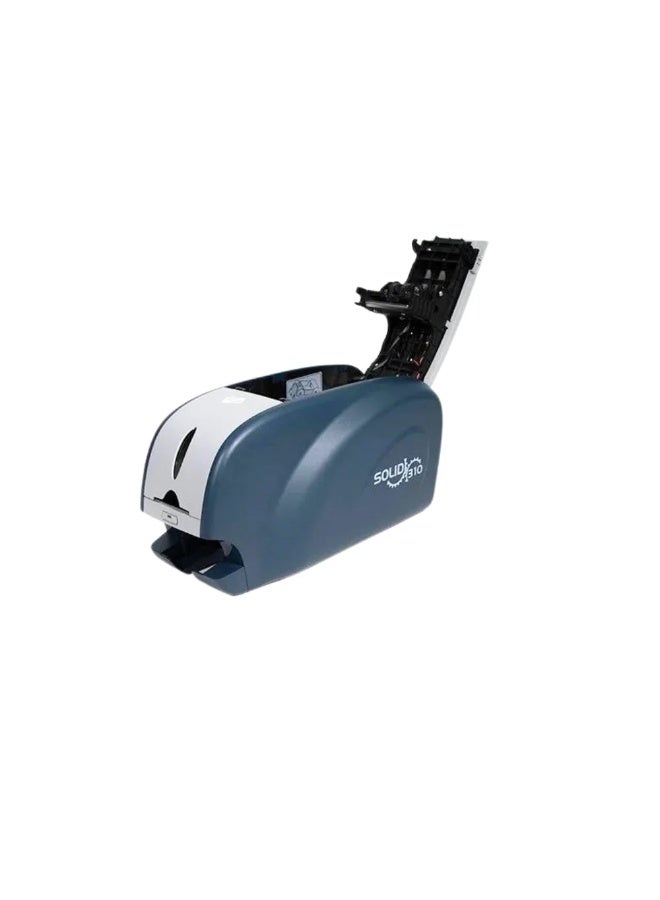 IDP Solid 310D Color Dual-Sided ID Card Printer with iDesigner Software, YMCKO Ribbon & 100 PVC Cards - Image 2